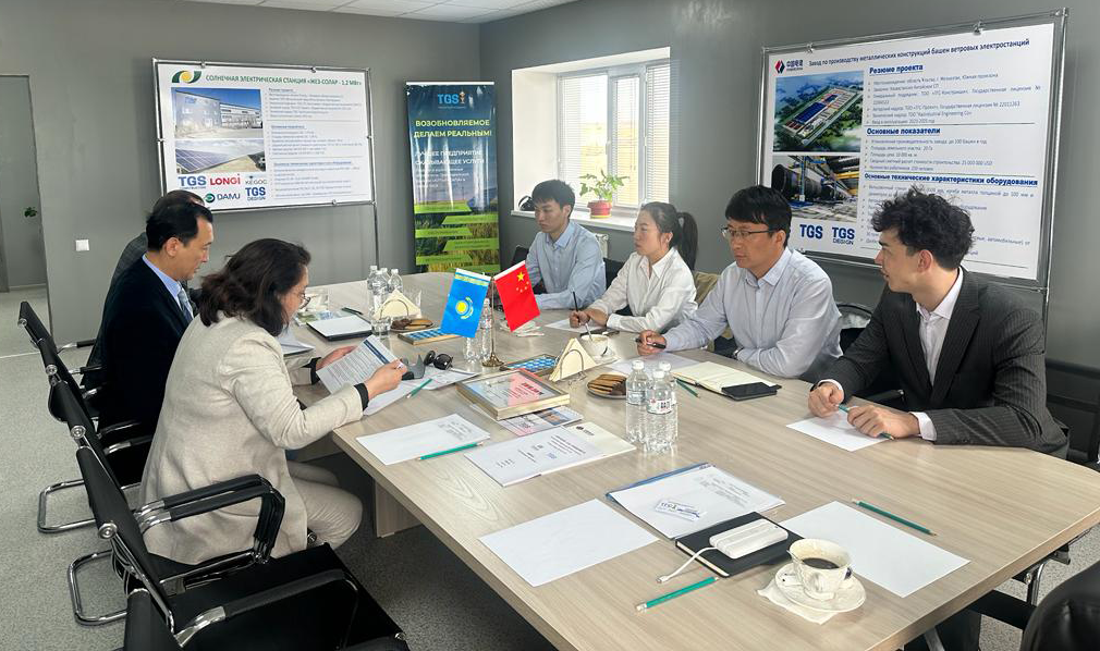 Встреча с руководством Атамекен области Ұлытау